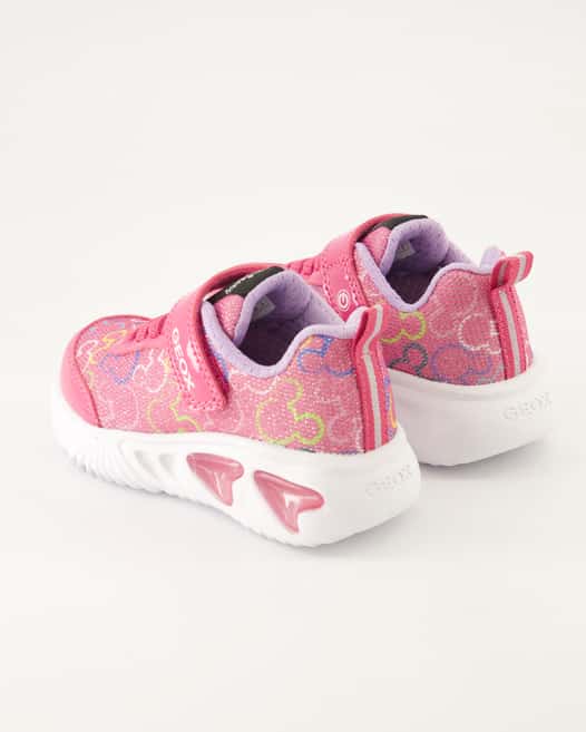 Geox Assister Girl Sneaker in Pink