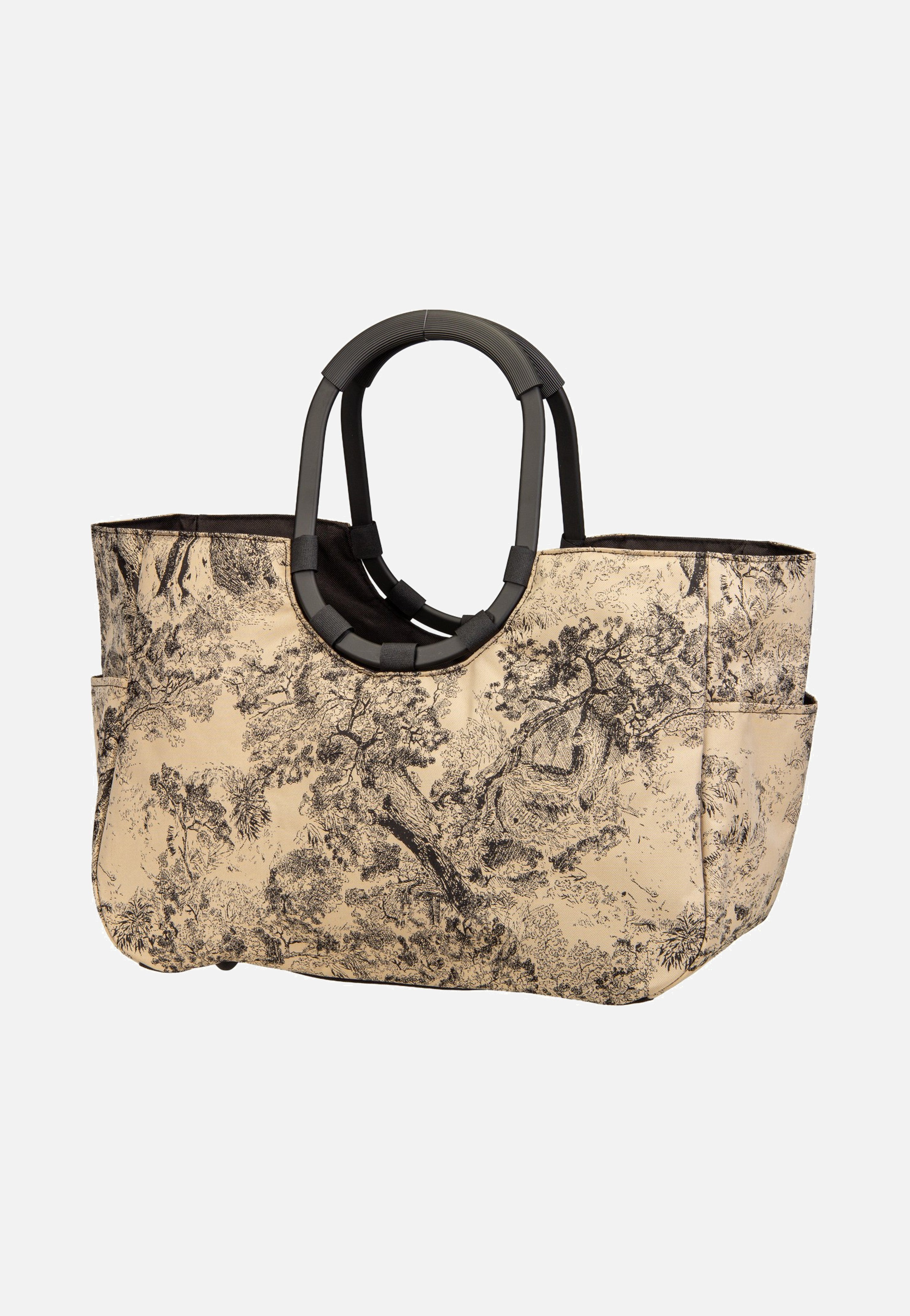loopshopper L special edition Jacquard Brown - Einkaufskorb
