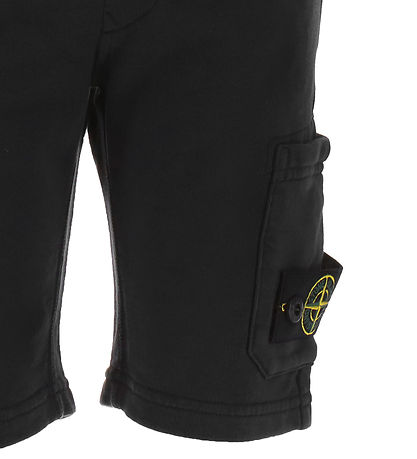 Stone Island Sweatshorts - Schwarz