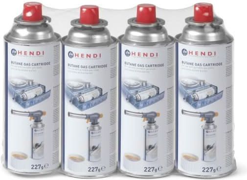 Hendi - Butaan Gas Navulling - 4 Stuks