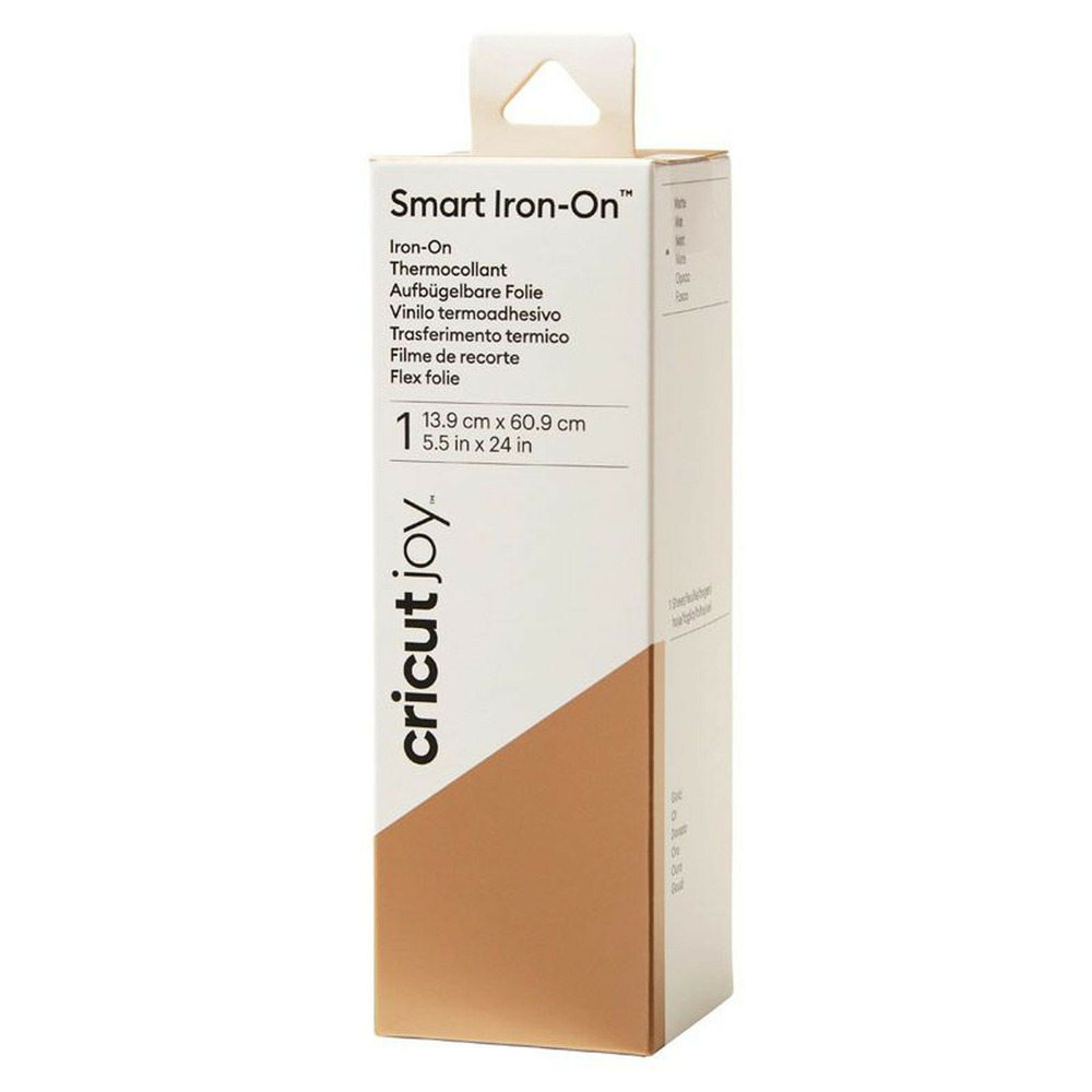 2 rouleaux thermocollants doré mat cricut 60,9 x 13,9 cm