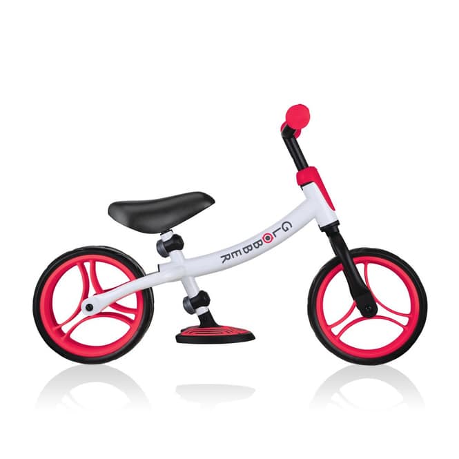 Globber - Laufrad - Go Bike Duo - 8,5 Zoll - weiß/rot