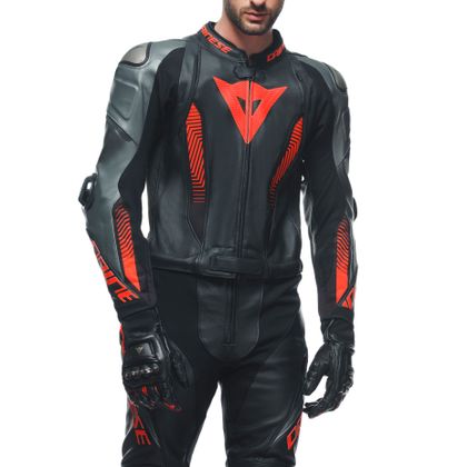 Combinaison Dainese LAGUNA SECA 5 - 2 PIECES - Noir / Rouge