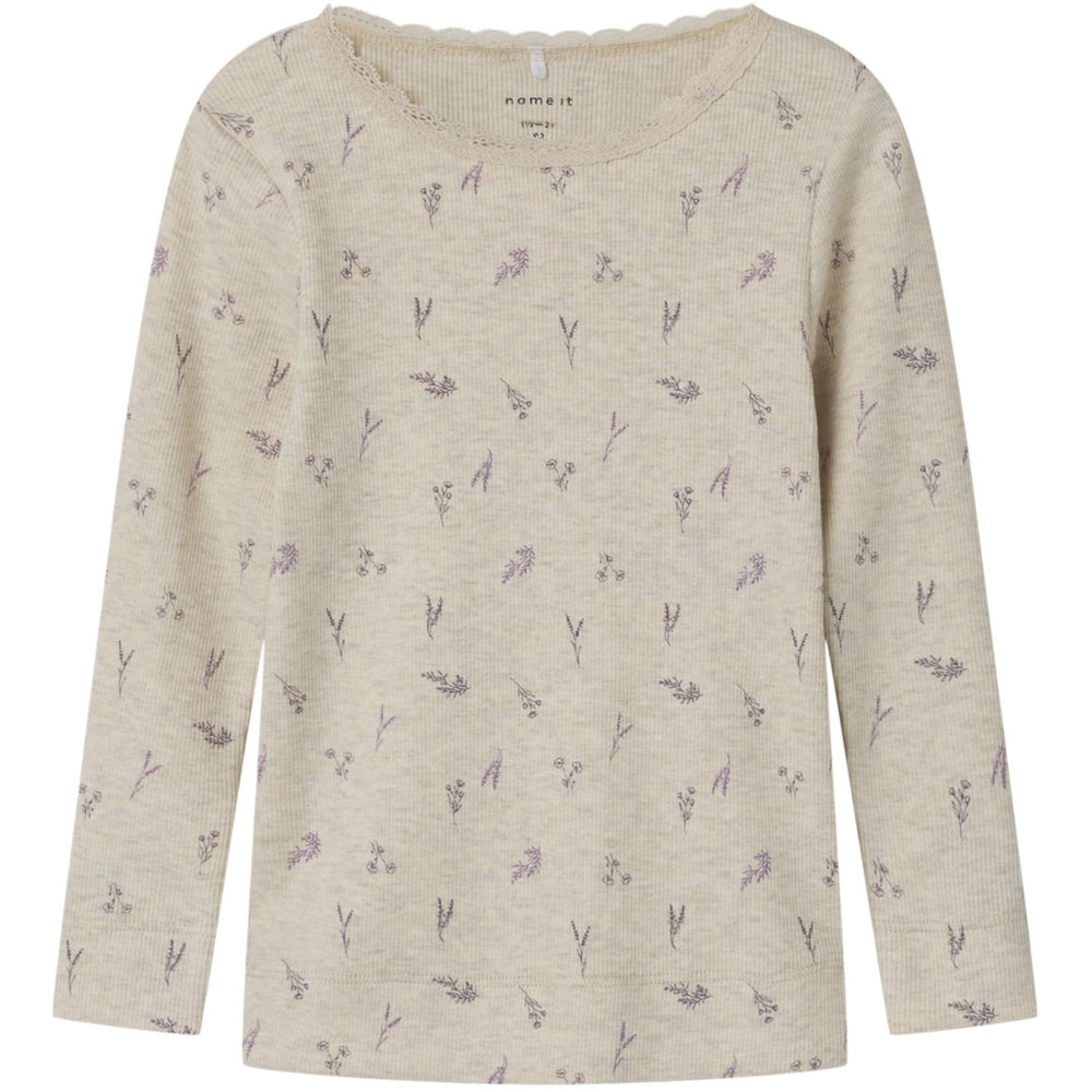 Køb Name It Peyote Melange Small Flower Dabua Bluse