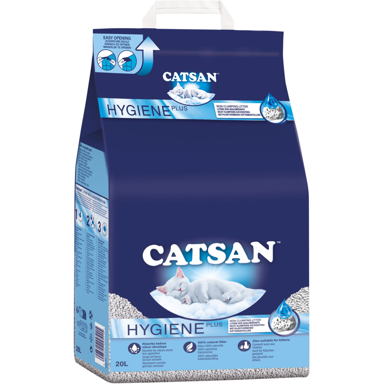 Catsan Hygiene Plus Katzenstreu nicht klumpend