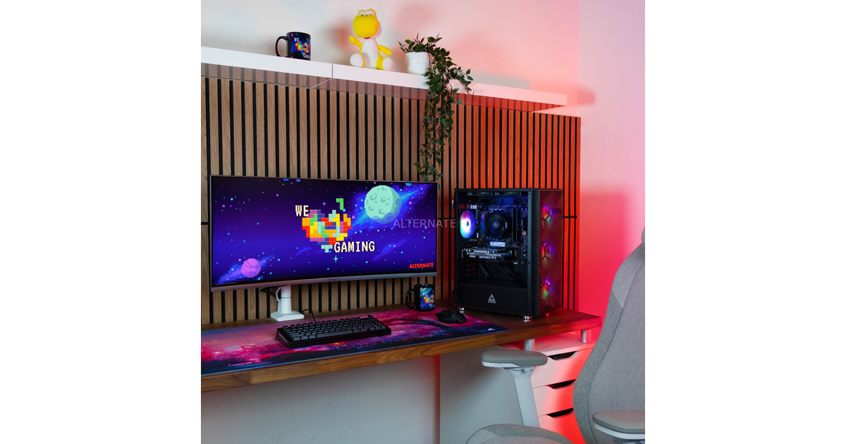 ALTERNATEThunderstorm Starter Ryzen 5 – RTX 3050 gaming pc  (Zwart | R5 5500 | RTX 3050 | 16 GB | 1 TB SSD)