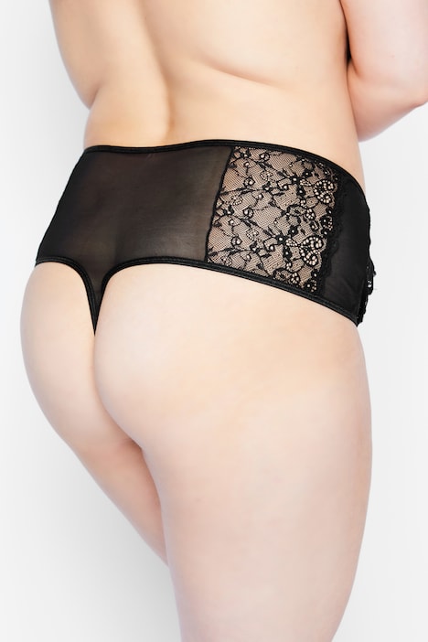 Stringpanty, High Waist, Ouvert