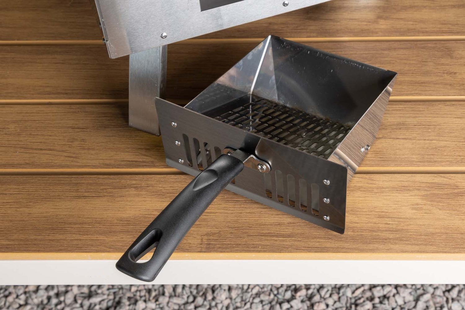 Digos pizzaoven, zilverkleurig. 86 x 37 x 50 cm