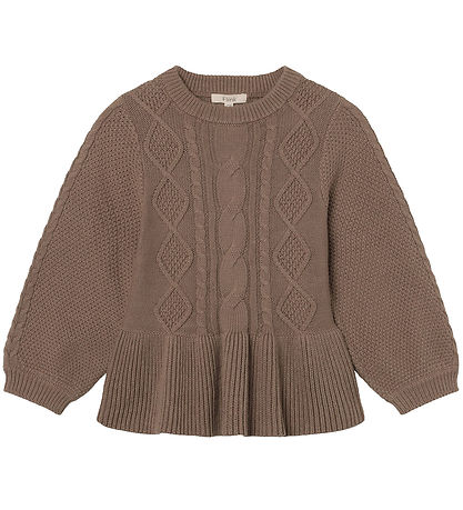 Fliink Tunika - Strick - Cottie - Kiefer Bark