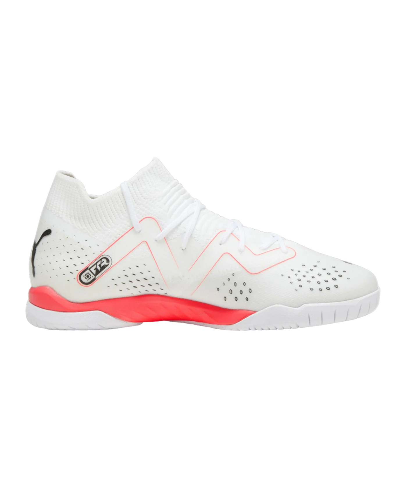 PUMA FUTURE Match+ Mid IT Halle Breakthrough Jr Kids Weiss Rot Schwarz F01