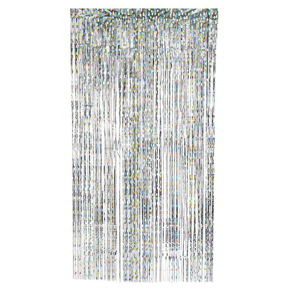 Rideau de porte anniversaire aluminium thème candy 1x2m