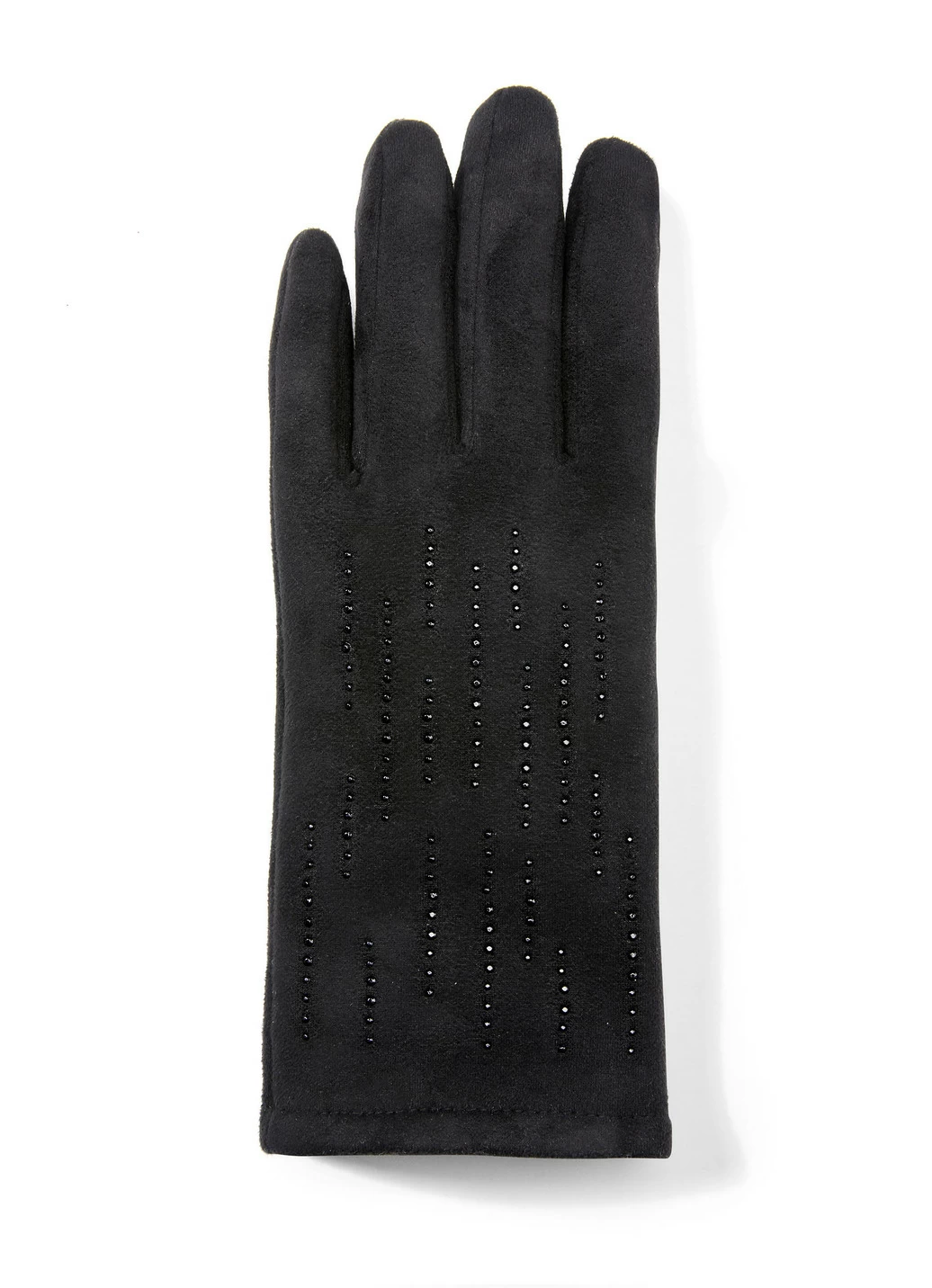 Handschuh mit edel funkelnden Glitzer-Applikationen