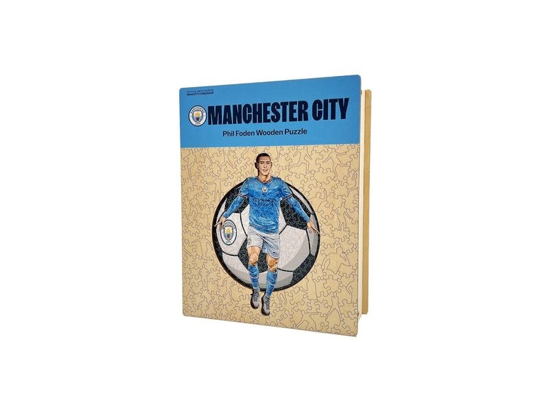 Iconic Puzzle Man City FC – Phil Foden Offizielles Holzpuzzle, Grösse M