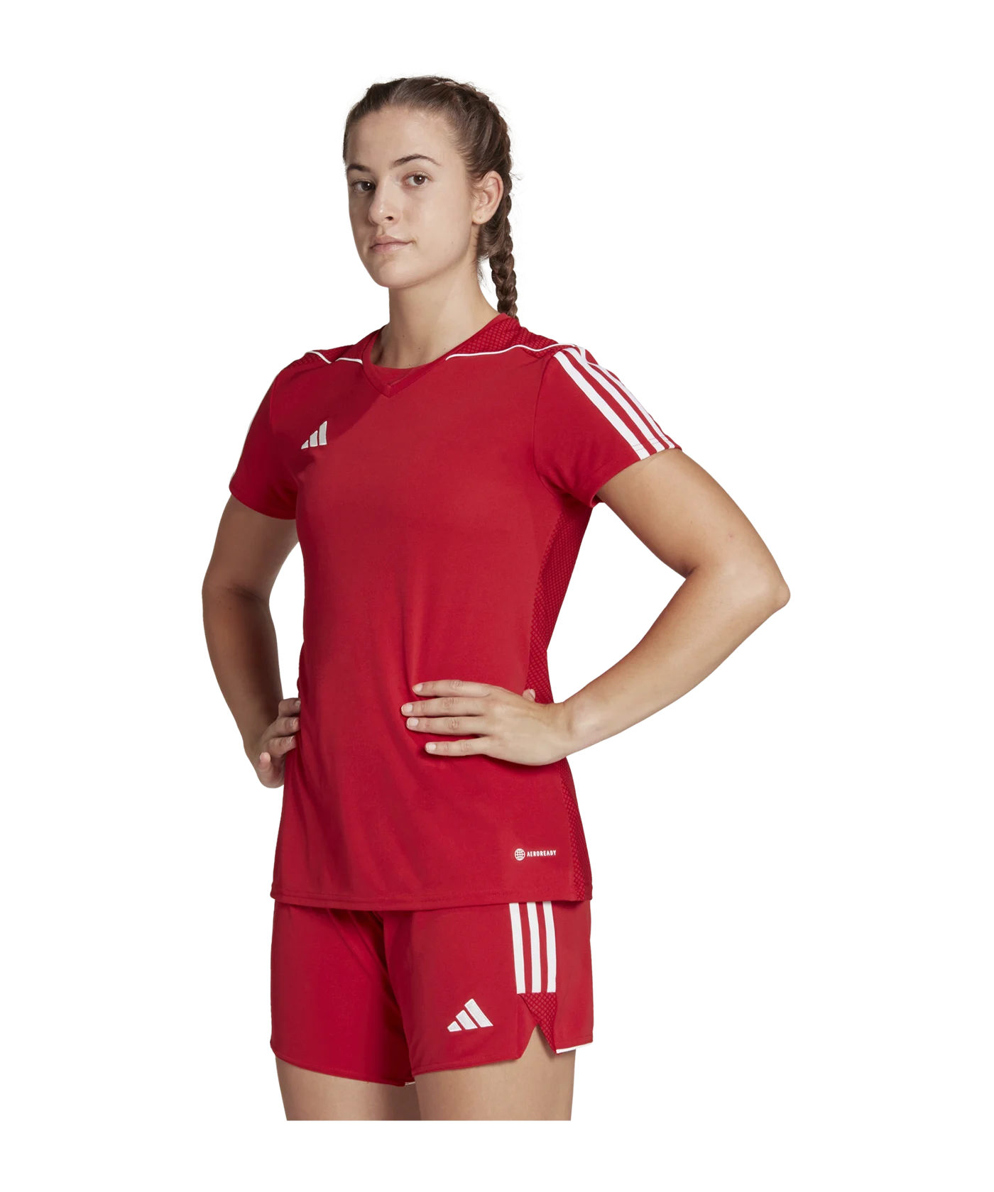 adidas Tiro 23 Trikot Damen Rot Weiss