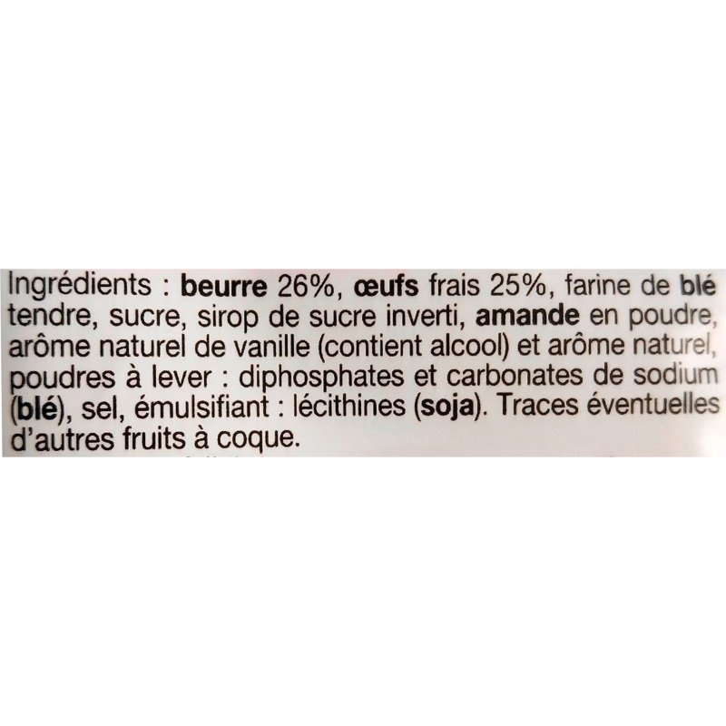 La Madeleine pur beurre Bonne Maman  - Sachet 175 g