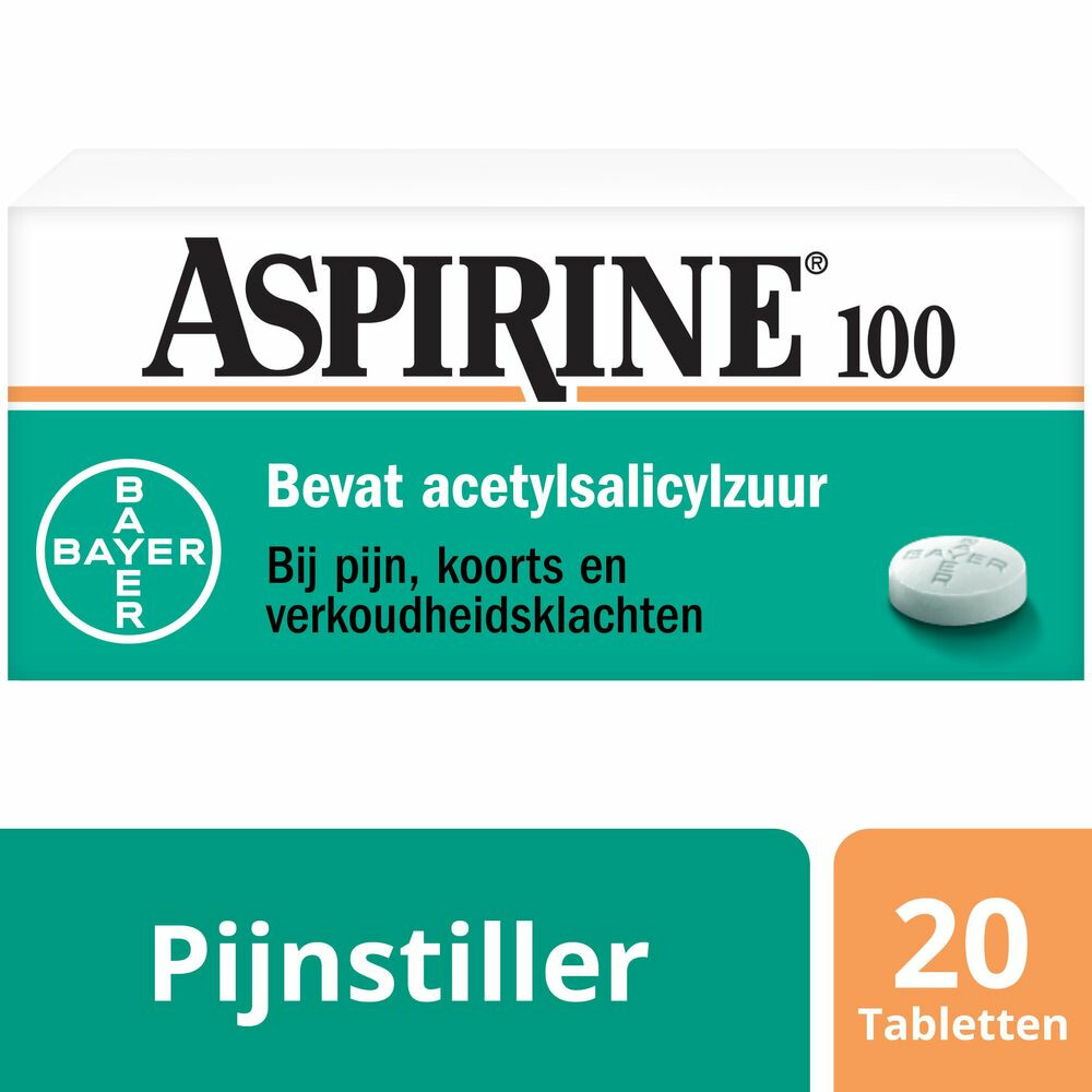 Aspirine 100 mg 20 tabletten