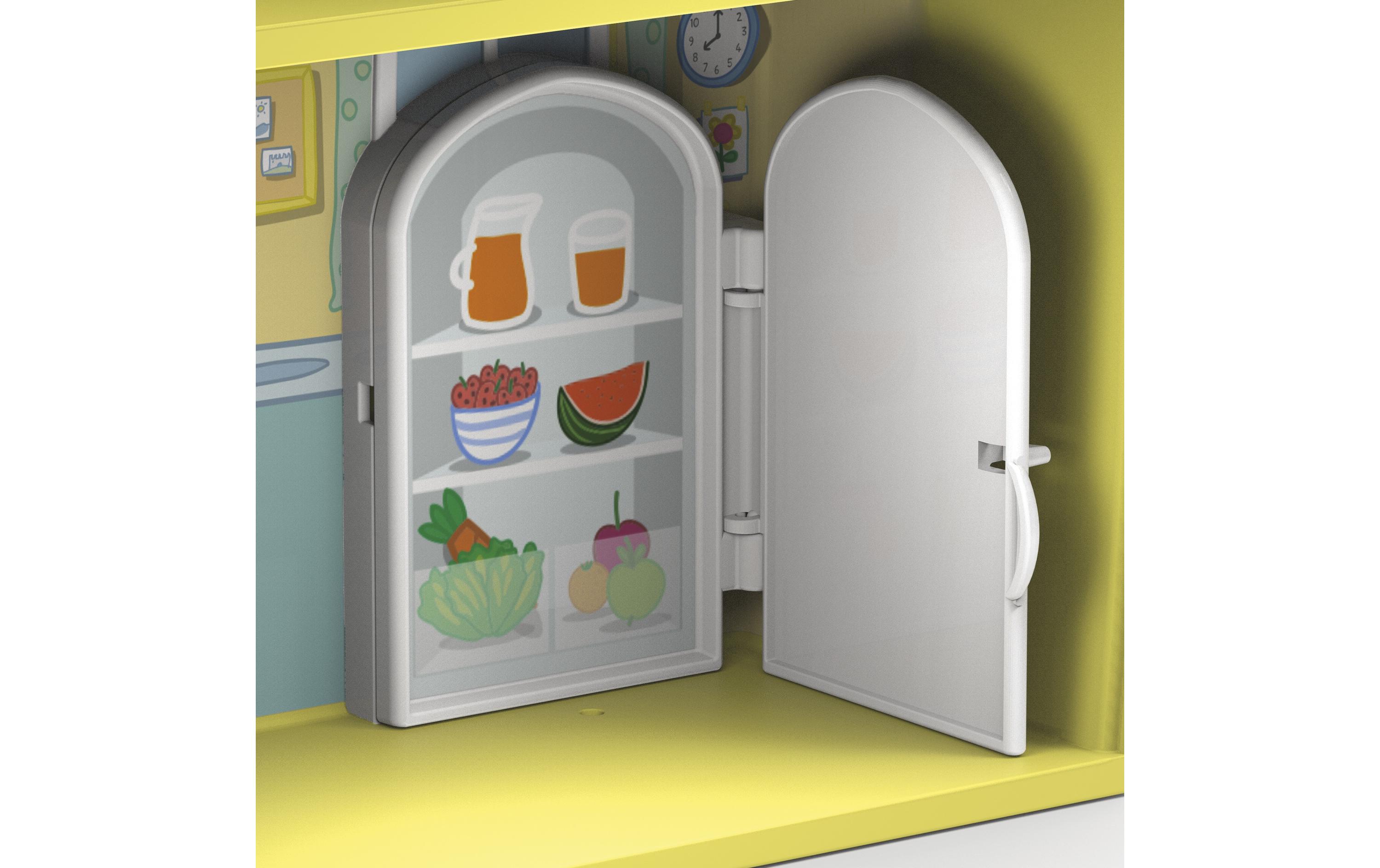 Spielfigurenset Peppa Pig Peppas HausSpielhaus mit zwei Etagen und drei Zimmern