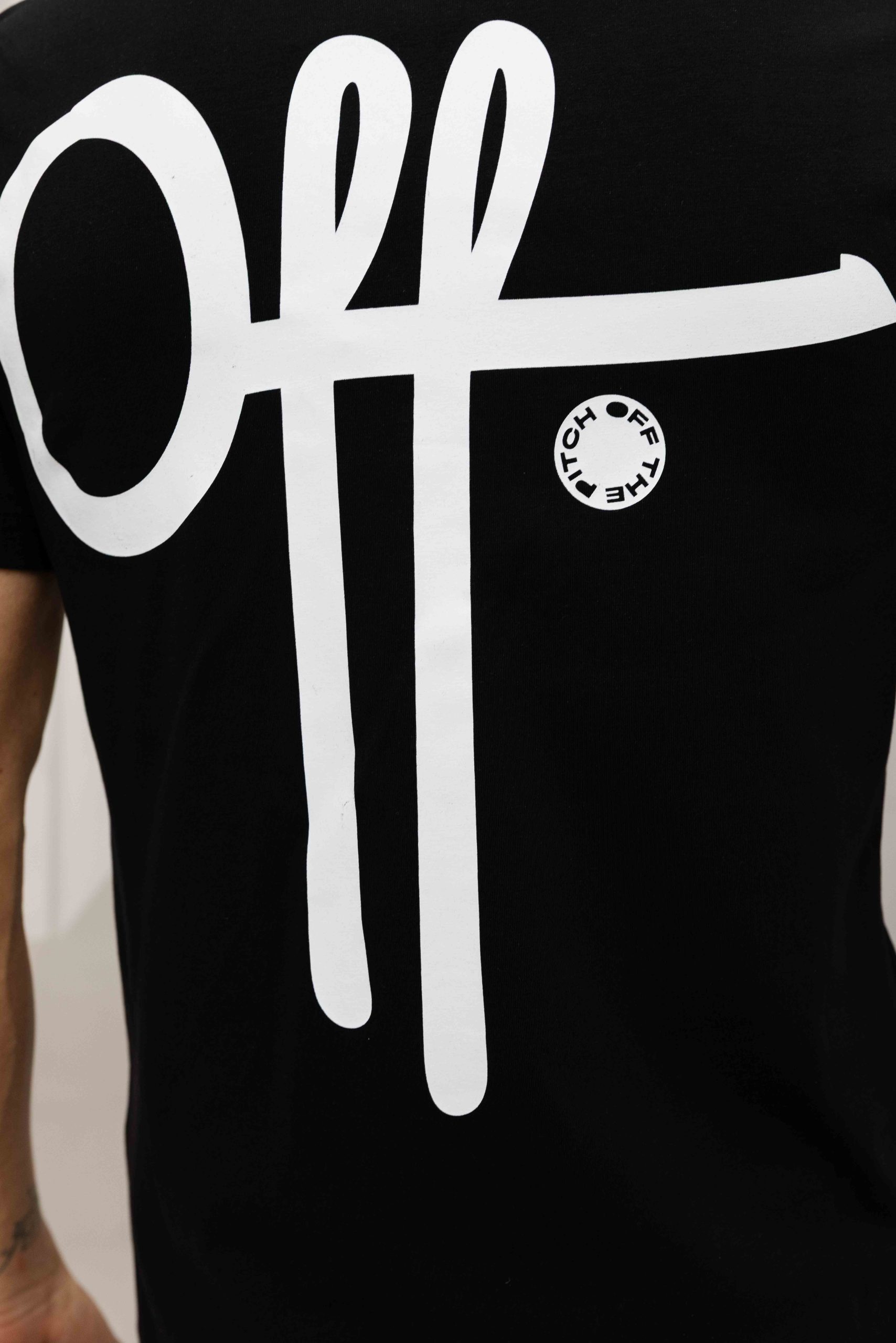 Off The Pitch Fullstop Slim Fit Zomerset Heren Zwart