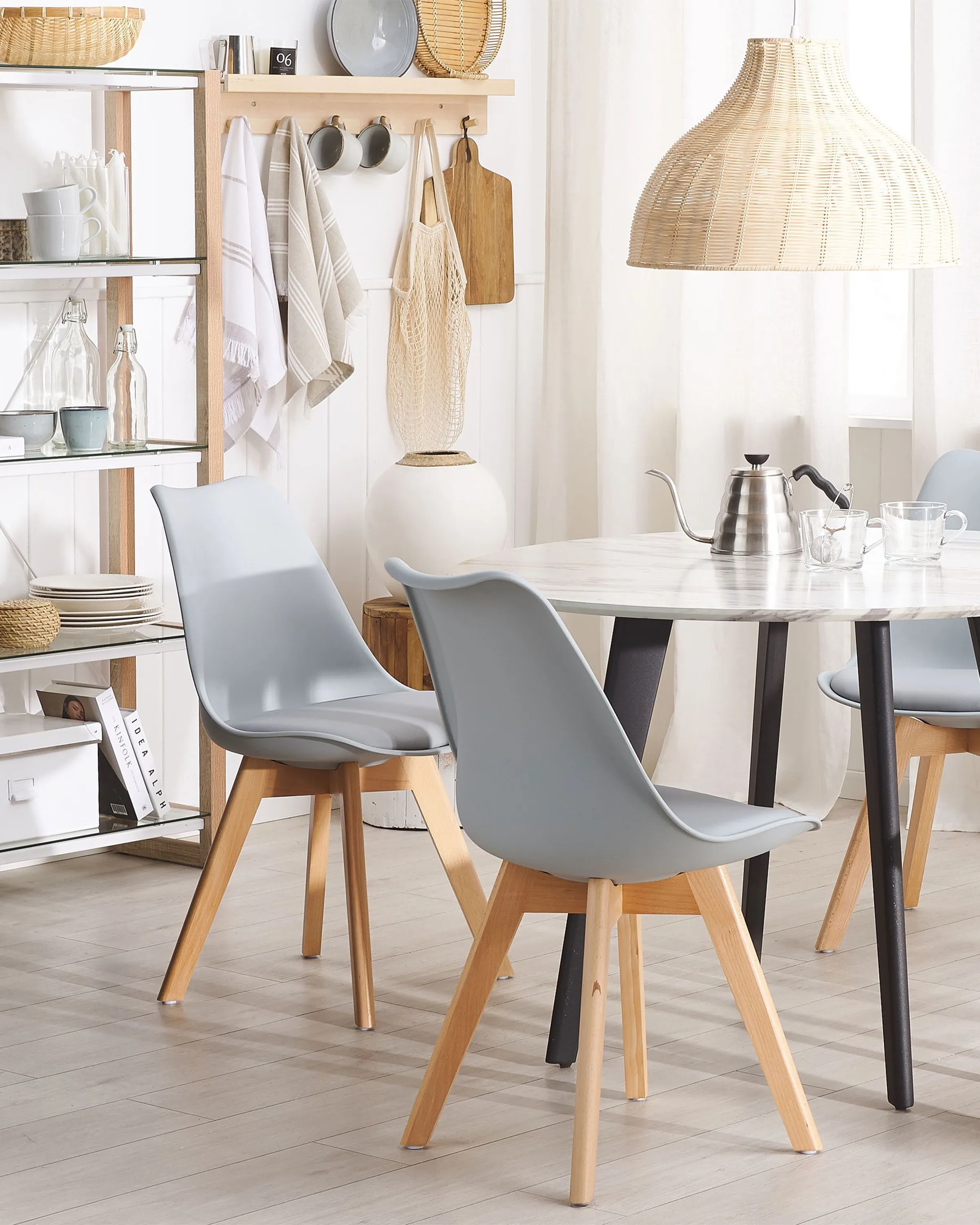 Set van 2 eetkamerstoelen DAKOTA II Grijs