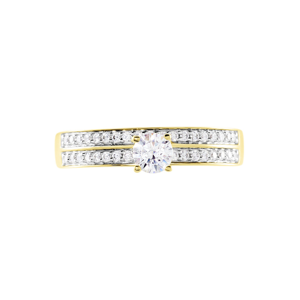 Bague Or Jaune Judita Oxyde De Zirconium