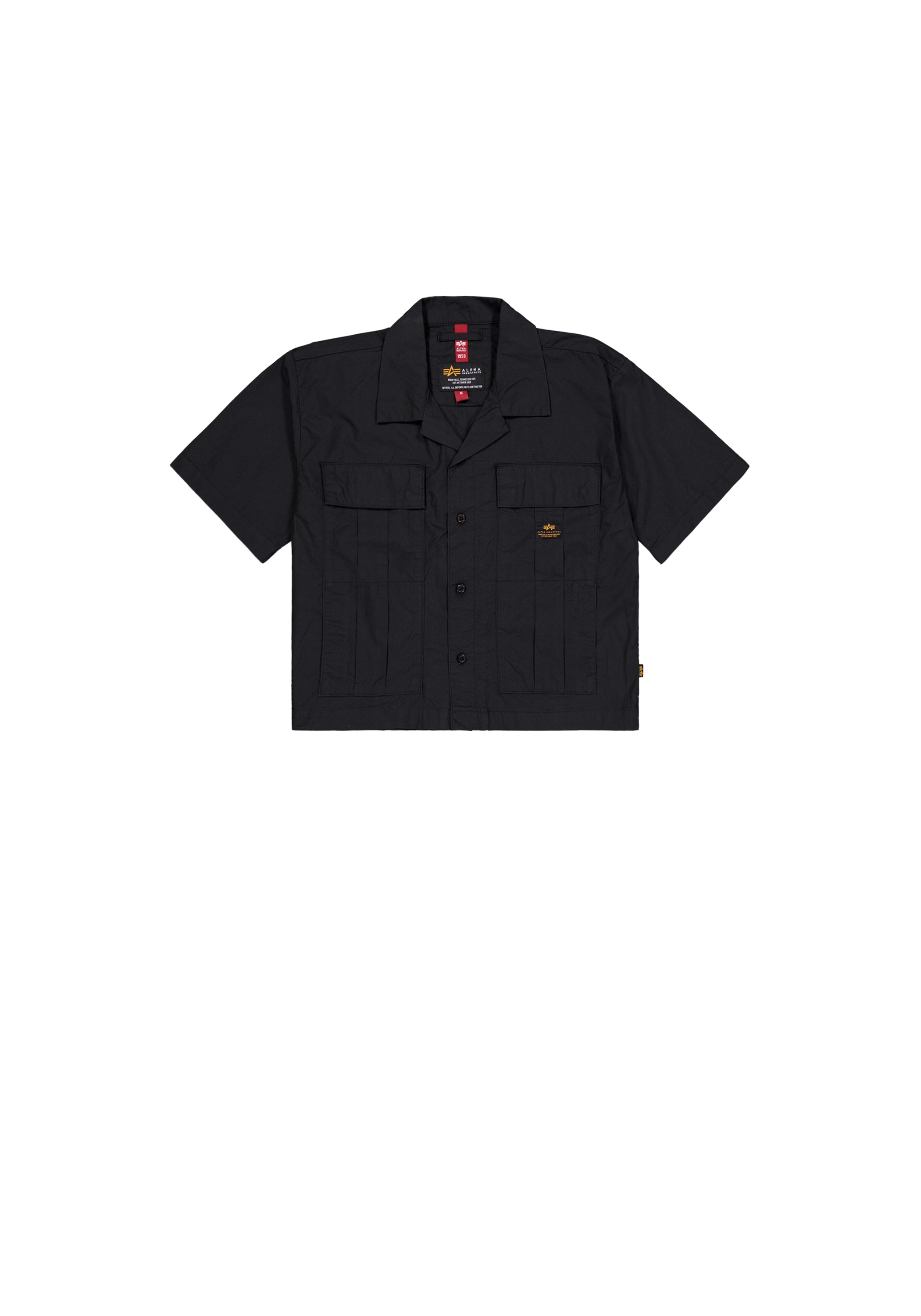 Alpha Industries Print-Shirt »Short Sleeve Cargo Shirt W«