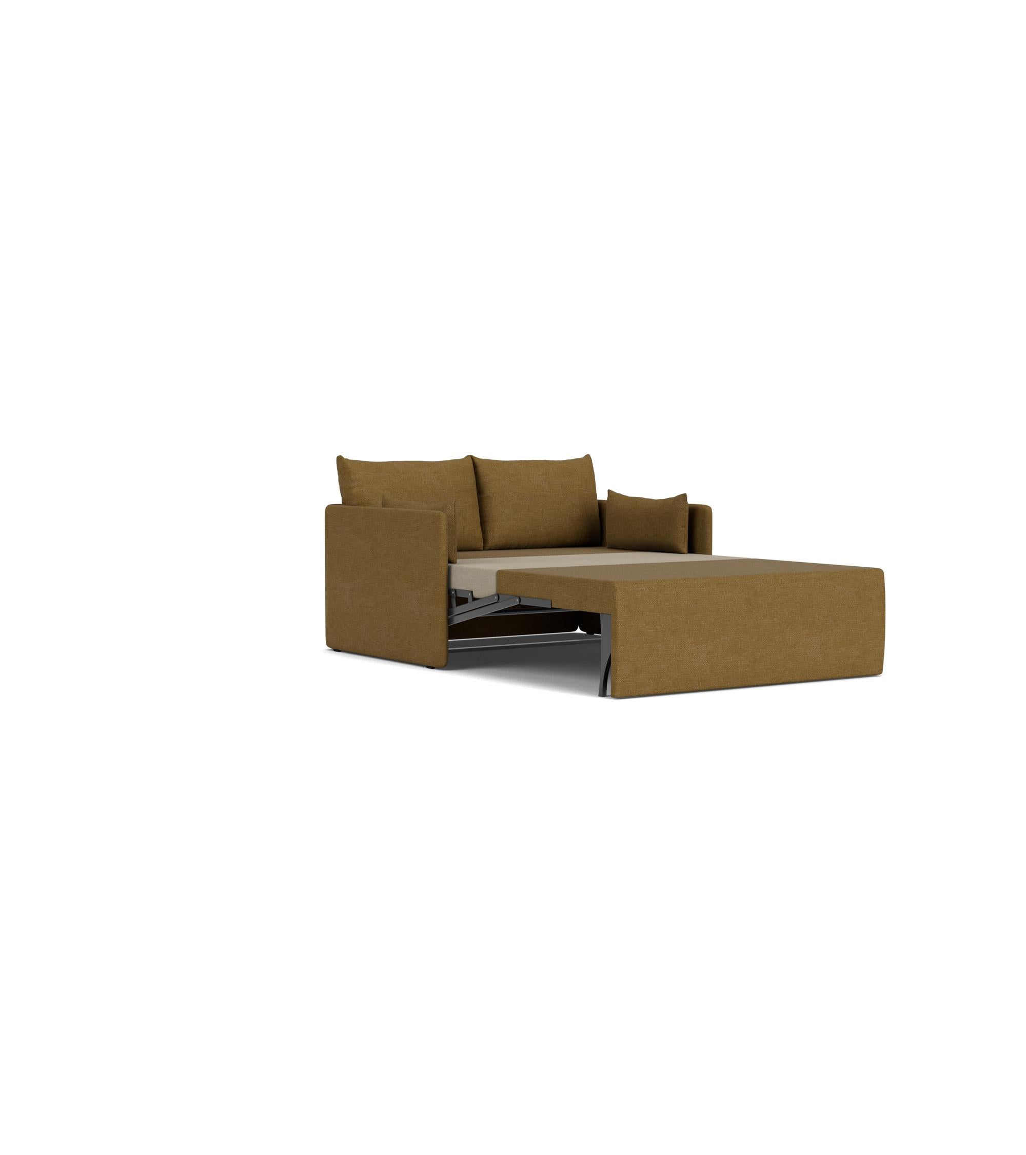 Offset 2-zits slaapbank Bouclé Beige