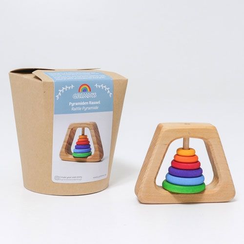 Grimm's rammelaar-bijtring piramide