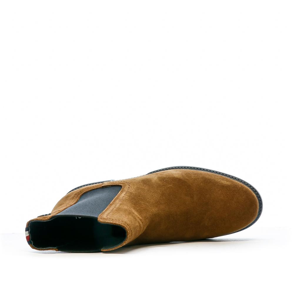 Tommy Hilfiger Bottines Camel Homme Tommy Hilfiger Cleated