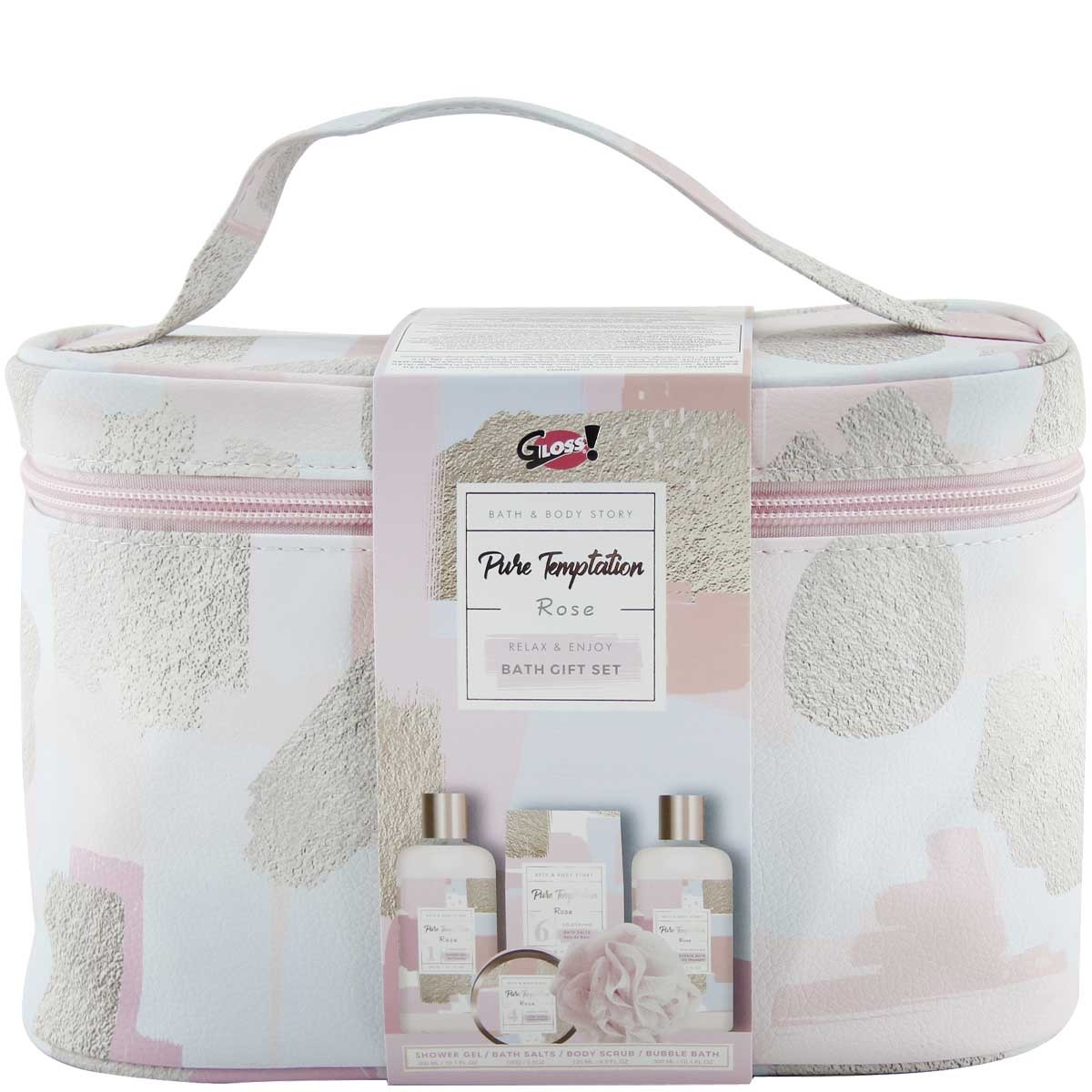 Vanity de bain - Pure Temptation - Rose - Corps - 5 produits