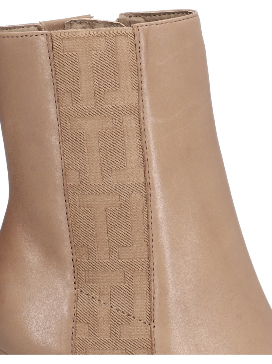 Glattleder Stiefelette
