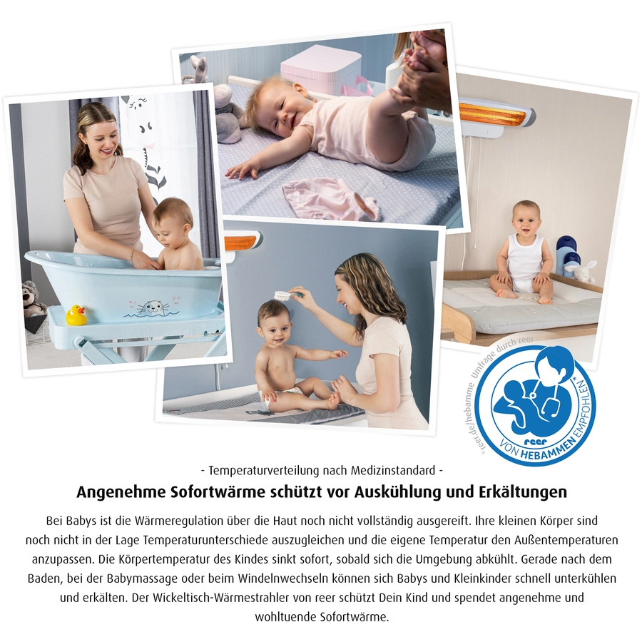 reer Heizstrahler FeelWell für Wickeltisch