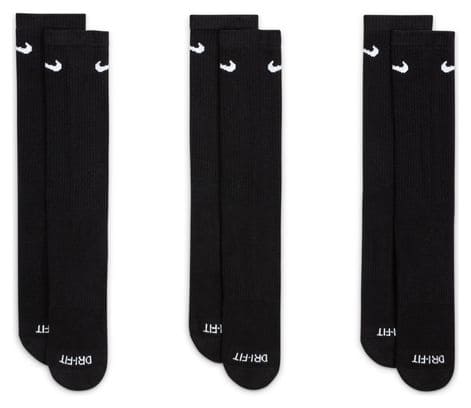 Chaussettes (3 paires) Nike Everyday Plus Cushioned Noir