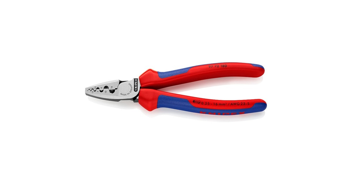 KNIPEXKrimptang voor adereindhulzen 9772180
