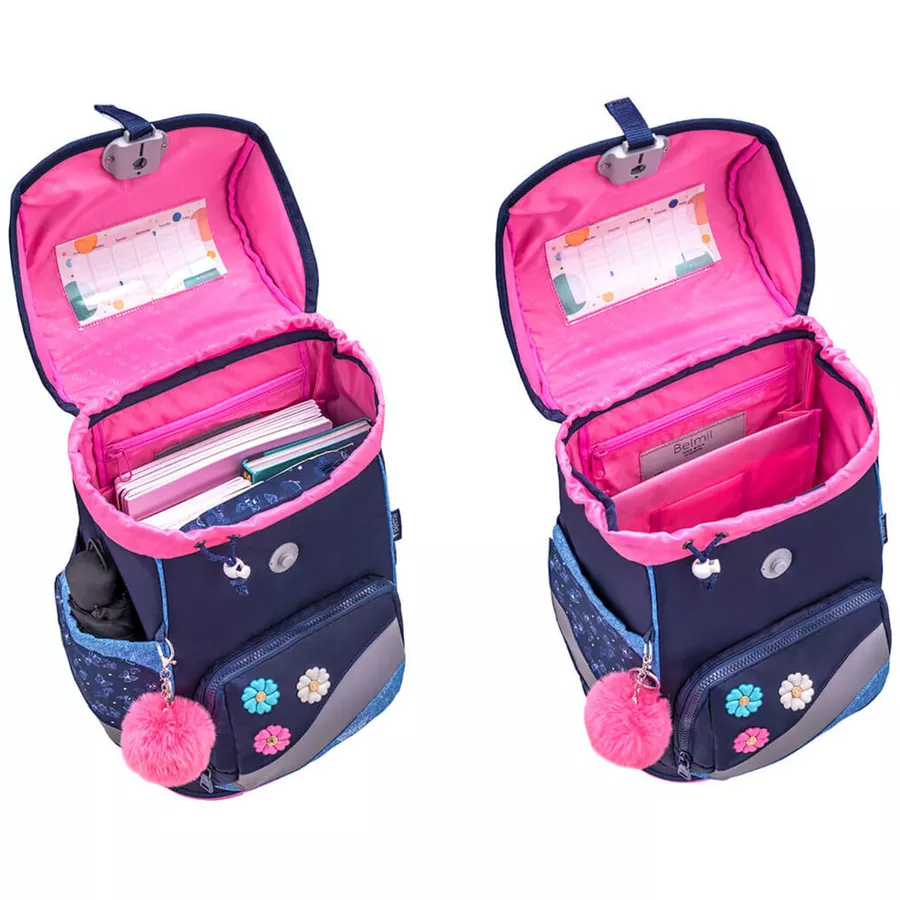 Belmil Schulranzen Premium Smarty Plus Set 5-teilig Sapphire