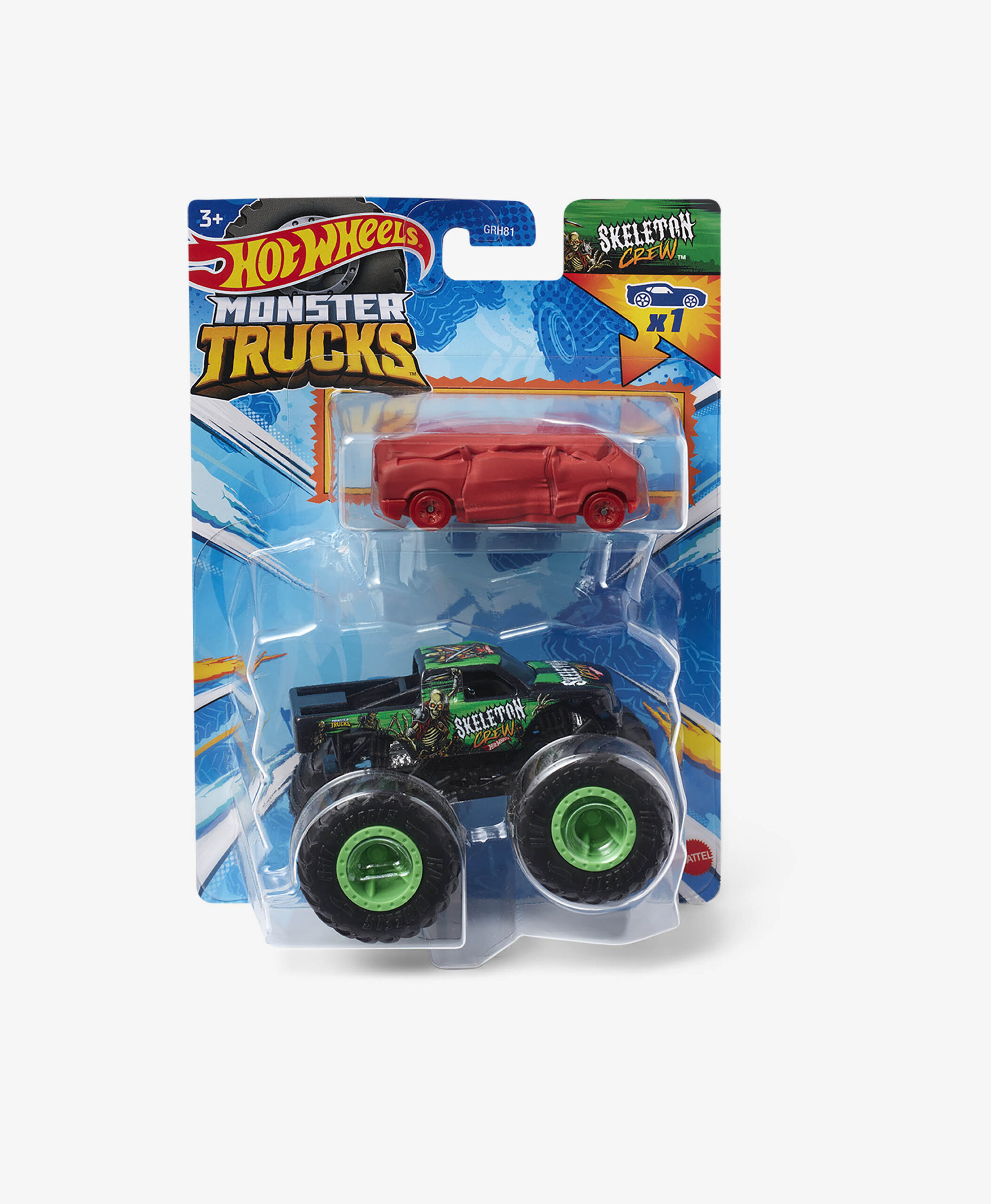 Hot Wheels Set: Monster Truck und Auto