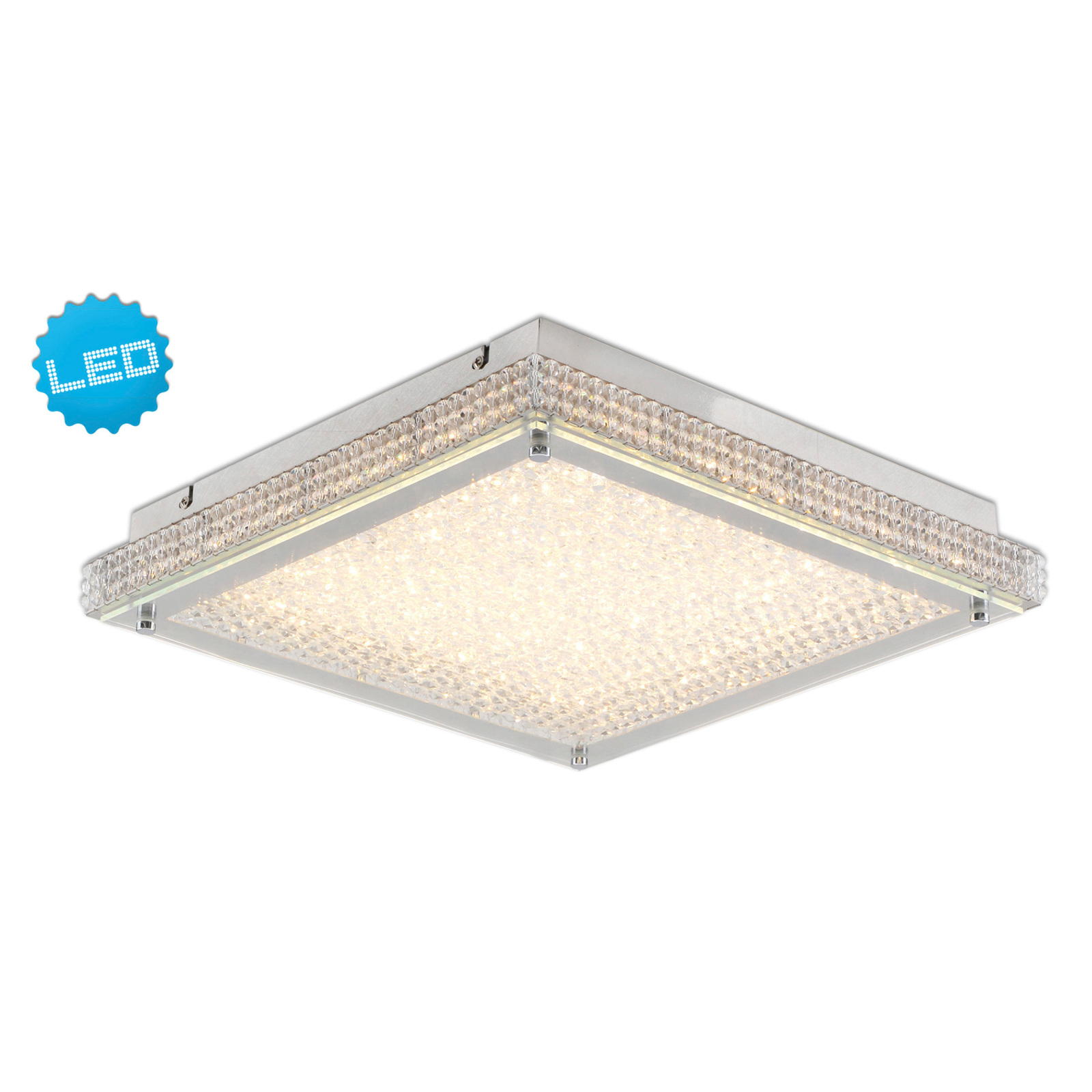 LED-Deckenleuchte MADRID - transparent - 39 cm