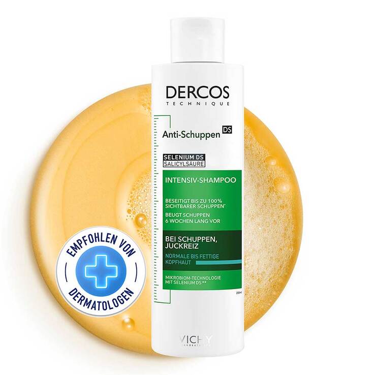 Vichy Dercos Anti-Schuppen Shampoo fettige Kopfhaut, 200 ml