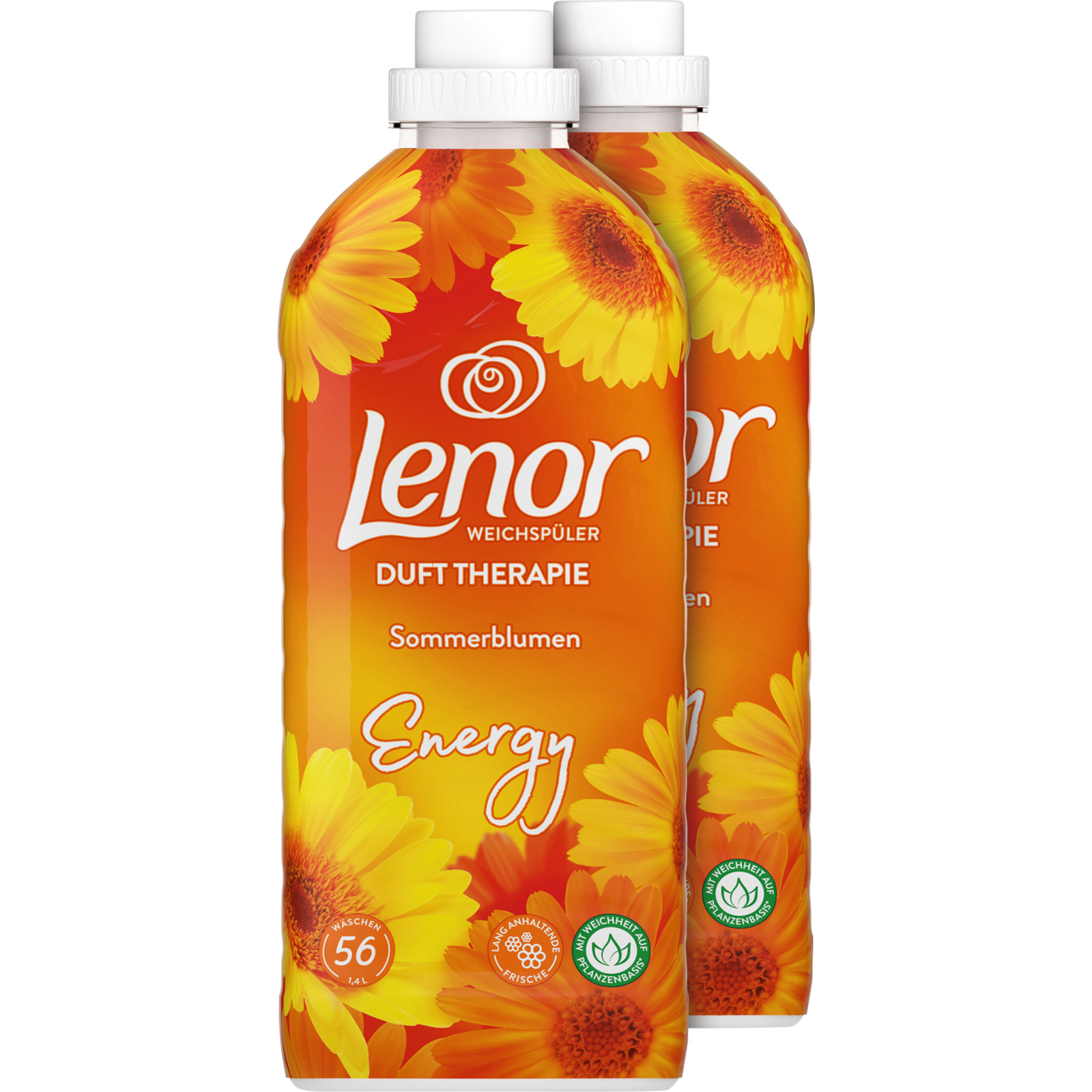 Lenor Weichspüler Sommerblumen 2 x 56 Waschgänge