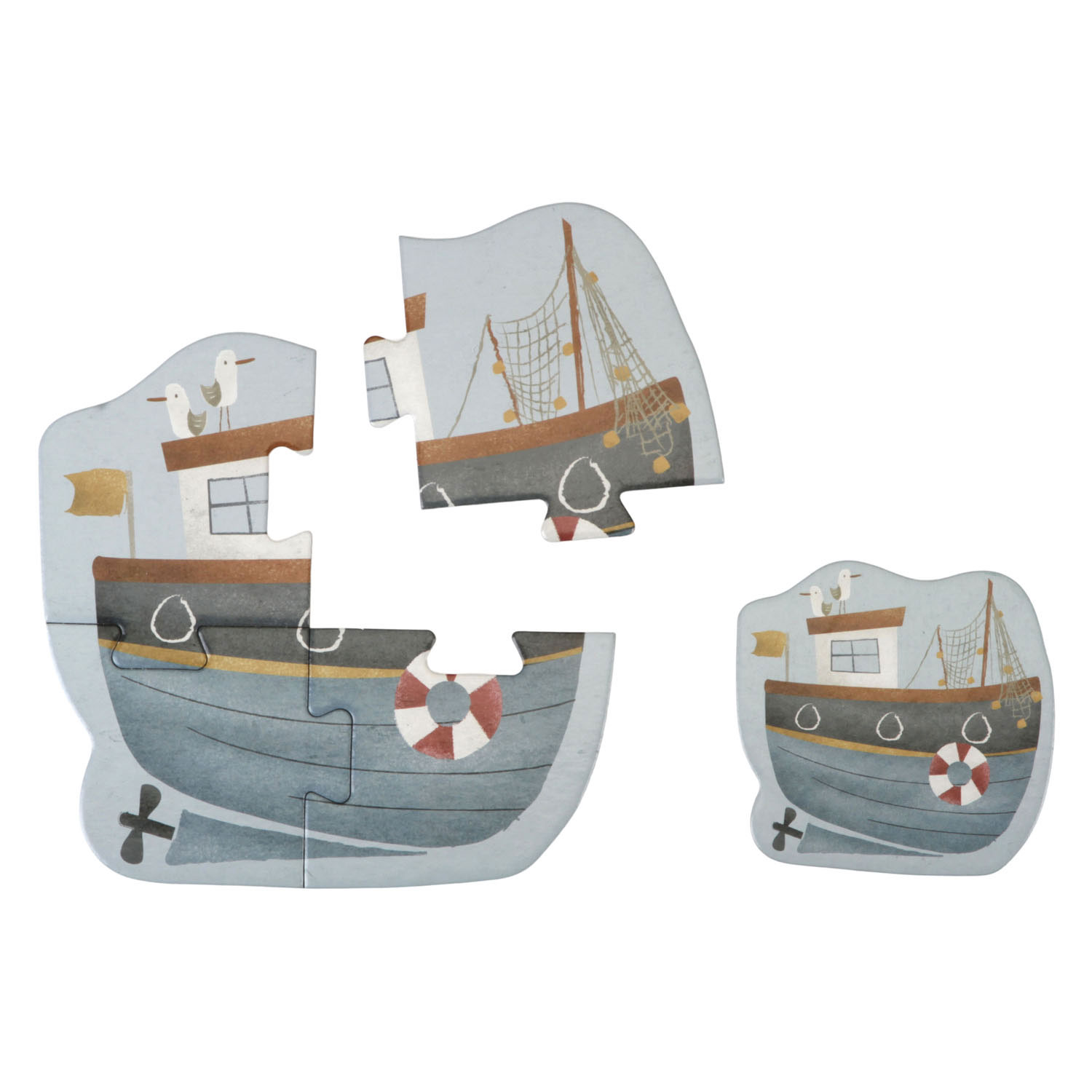 Little Dutch Vormenpuzzels Sailors Bay 6in1 FSC