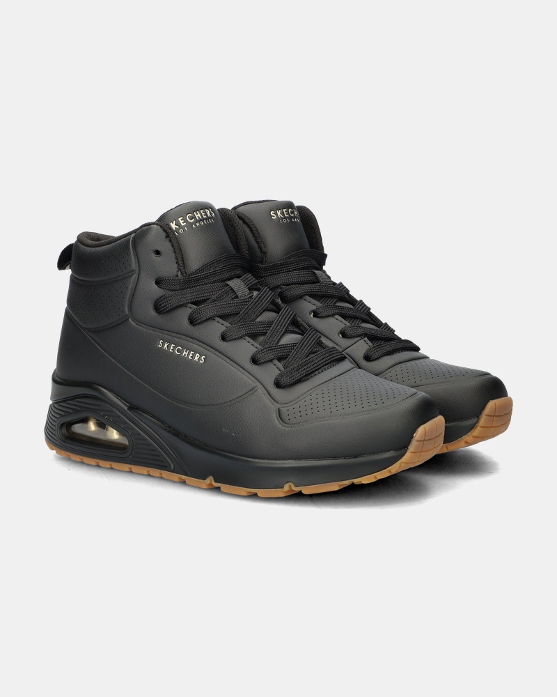 Skechers Uno Stand High Hoge sneakers  - zwart