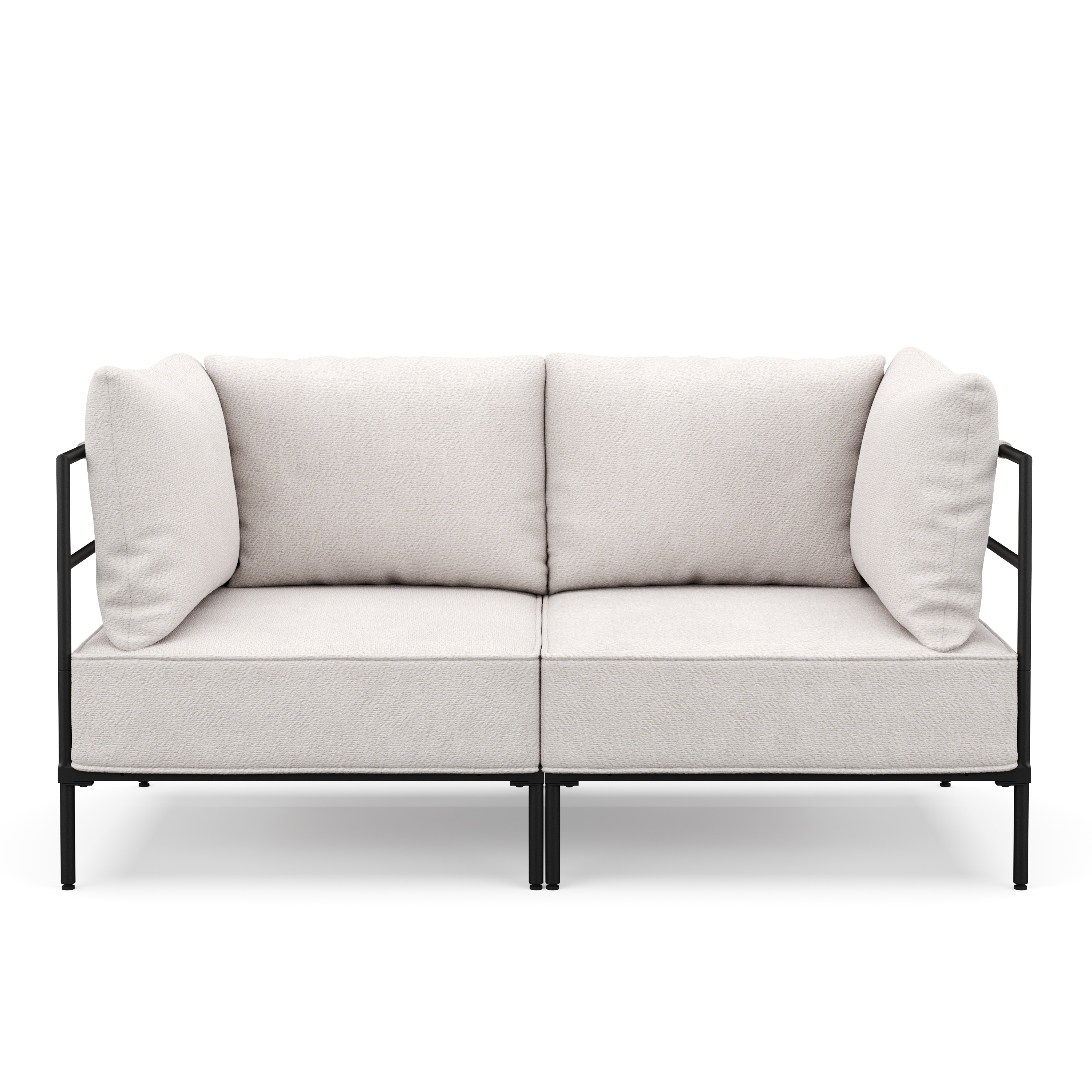 Sofa ETHAN 2-Sitzer creme