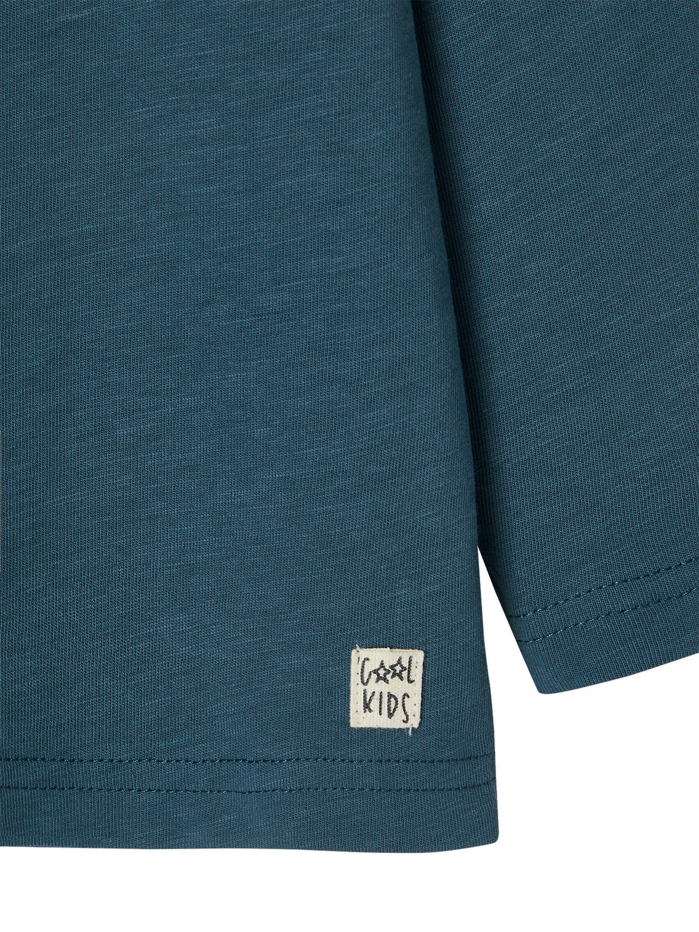 Vertbaudet Jungen Langarmshirt BASIC dunkelblau