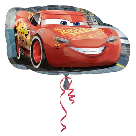 amscan SuperShape Folienballon Lightning McQueen, 76 x 43 cm