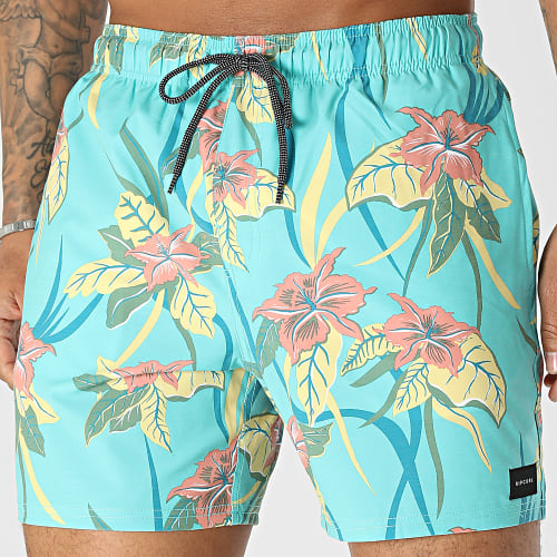 Short De Bain Combined Volley 04KMBO Turquoise Floral