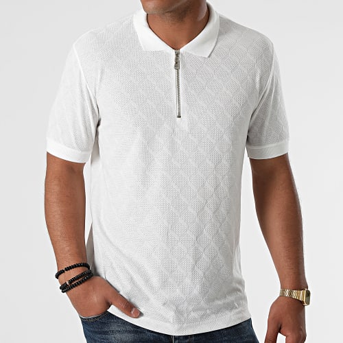 Polo Manches Courtes PL-07 Blanc