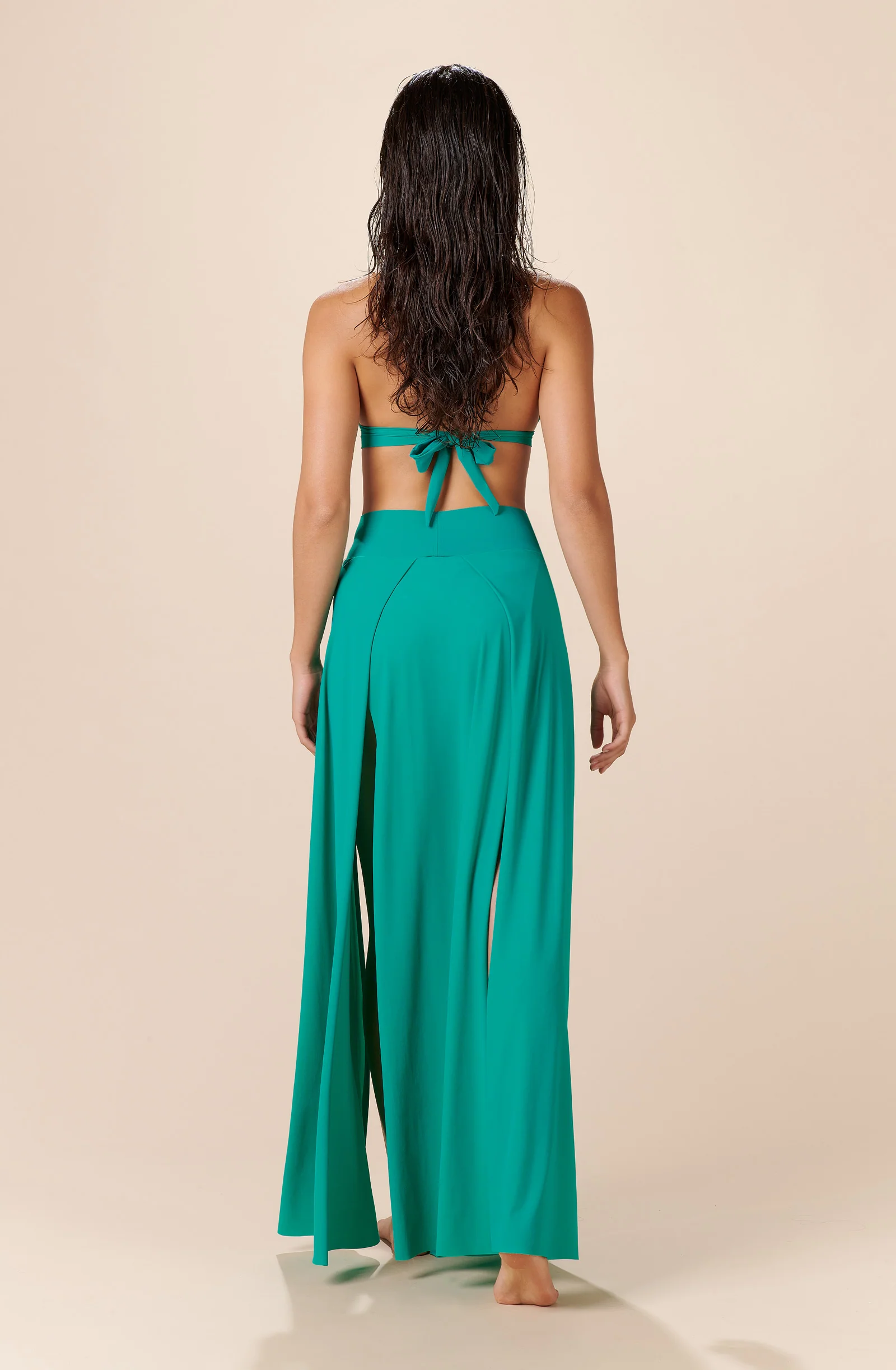 jax Jupe longue fendue vert Vert
