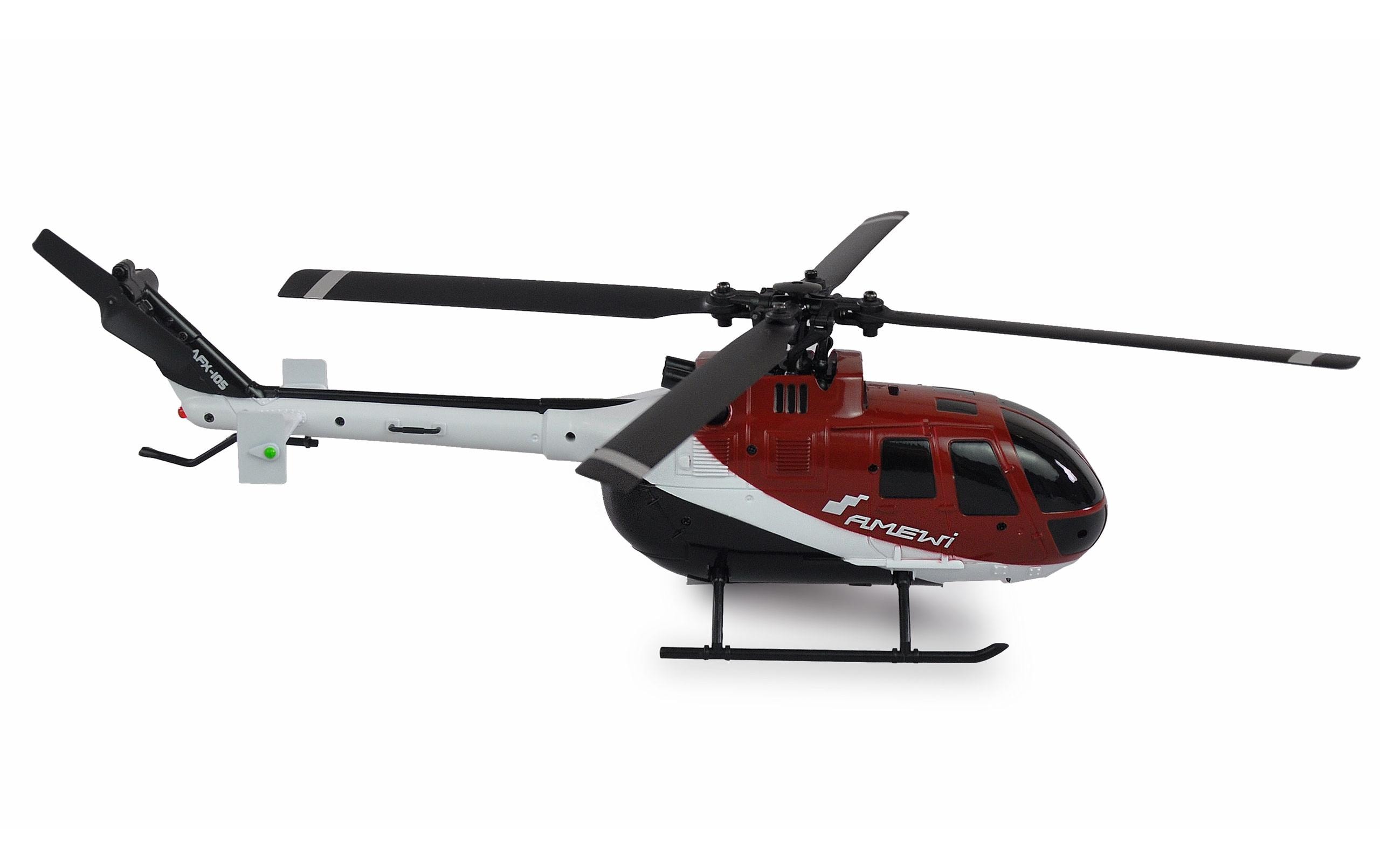 Helikopter AFX-105 X Rot, 4-Kanal RTF<br>Bo 105 Single-Rotor Heli für Einsteiger