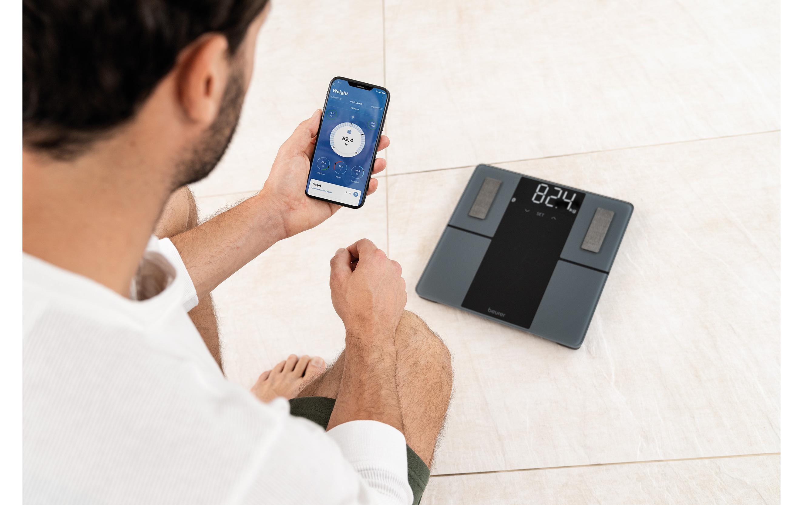 Körperanalysewaage BF 500 Super Black EditionDiagnosewaage