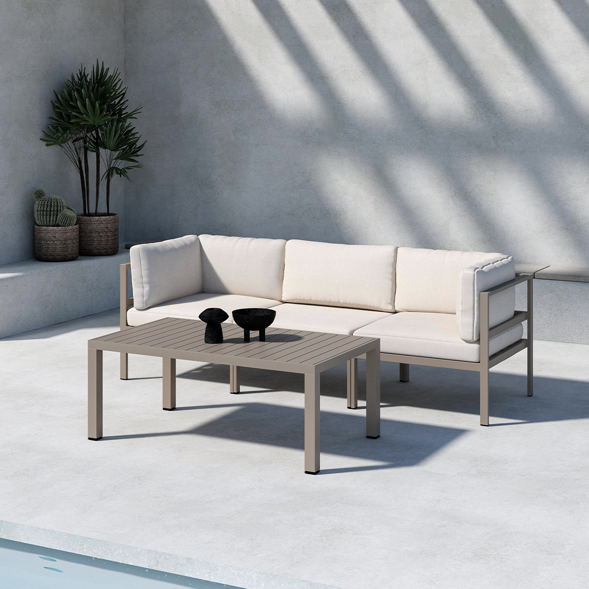 Tuin salontafel Glen Taupe