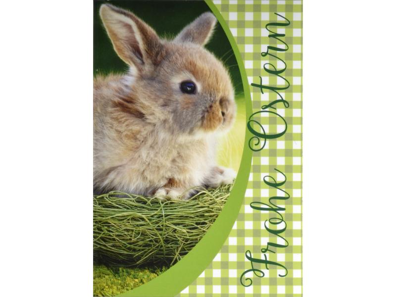 ABC Grusskarte Mini Frohe Ostern Osterkarte